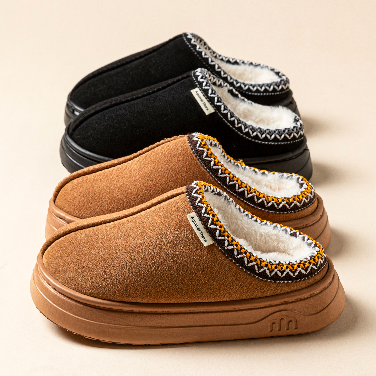 Men Shoes Casual - Winter Anti-slip Women's Soft Slipper Boots