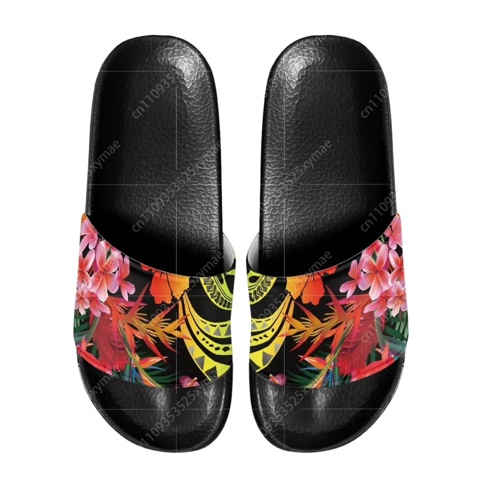 Men Shoes Casual - Polynesian Tribal Pohnpei Totem Tattoo Prints