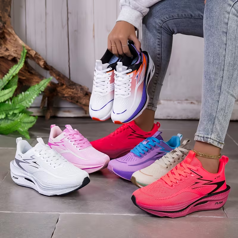 Men Shoes Runners - 2026 Women's Sneakers Breathable Knitted Mesh