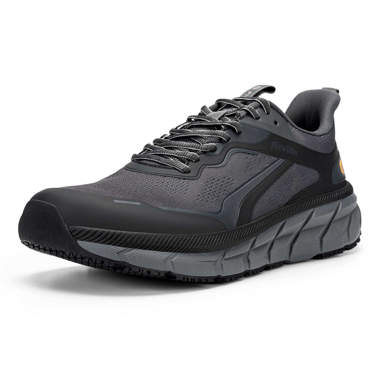 Men'S Shoes For Plantar Fasciitis - Fitville Extra Wide Running Shoes Cushioning