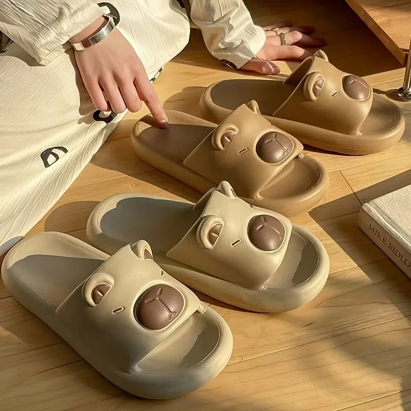 Men'S Shoes With Platform - Capybara Slide Sandals Men Women Cute