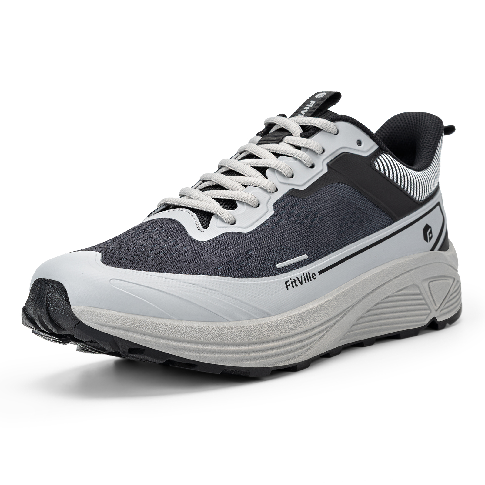 Men'S Shoes For Plantar Fasciitis - FitVille Wide Sports Shoes Wear Resistant