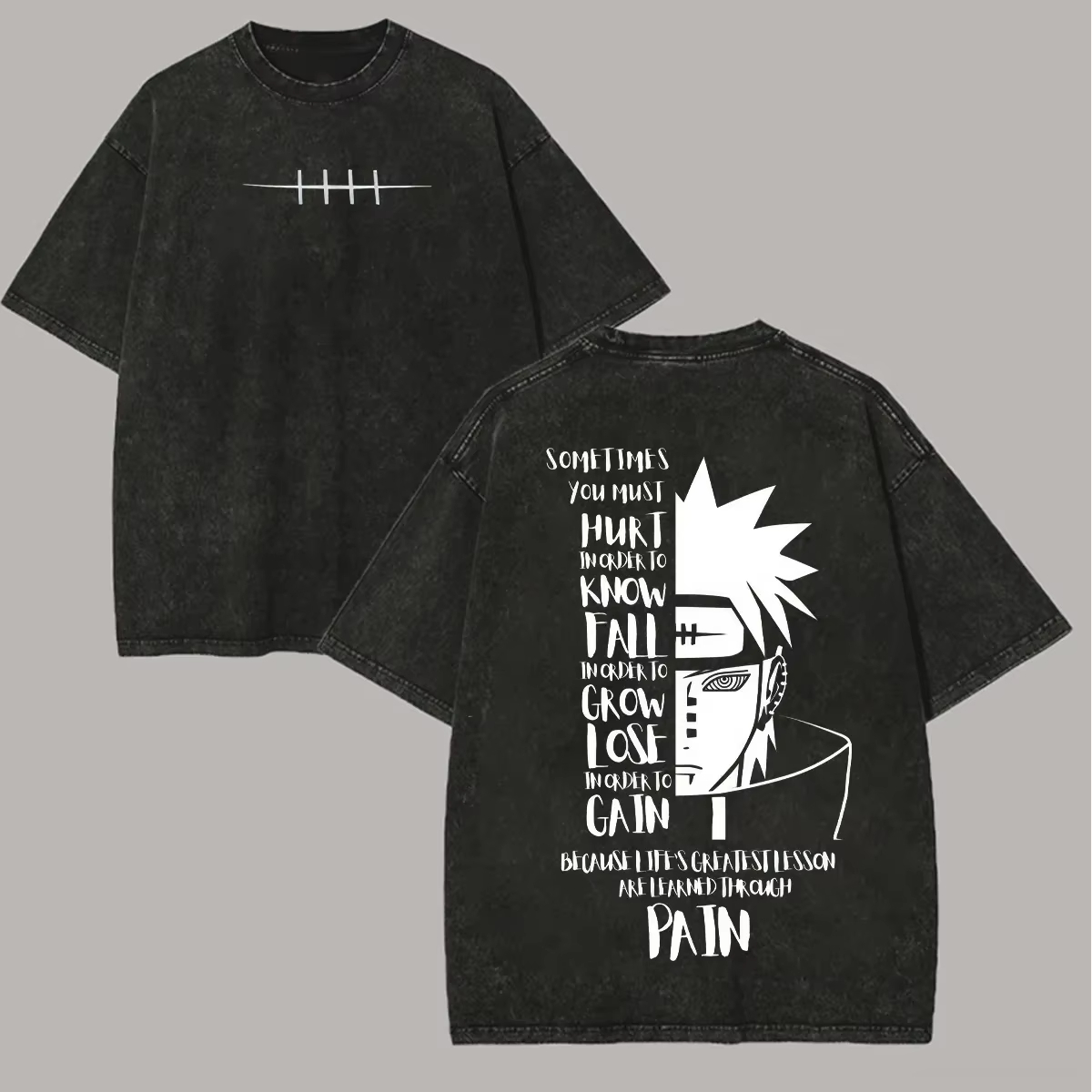 Men Shoes Quotes - Naruto Pain T Shirt Quote Nagato