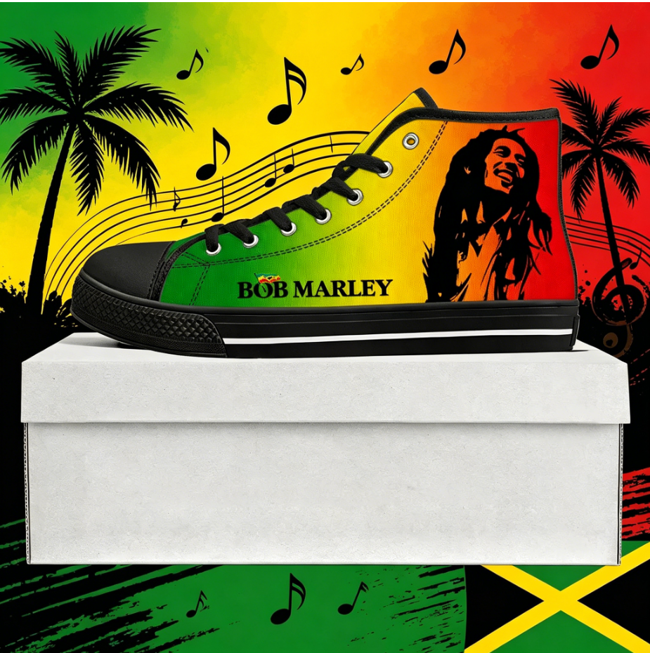 Bob Marley Quote Custom High T - Men Shoes Quotes recension och pris