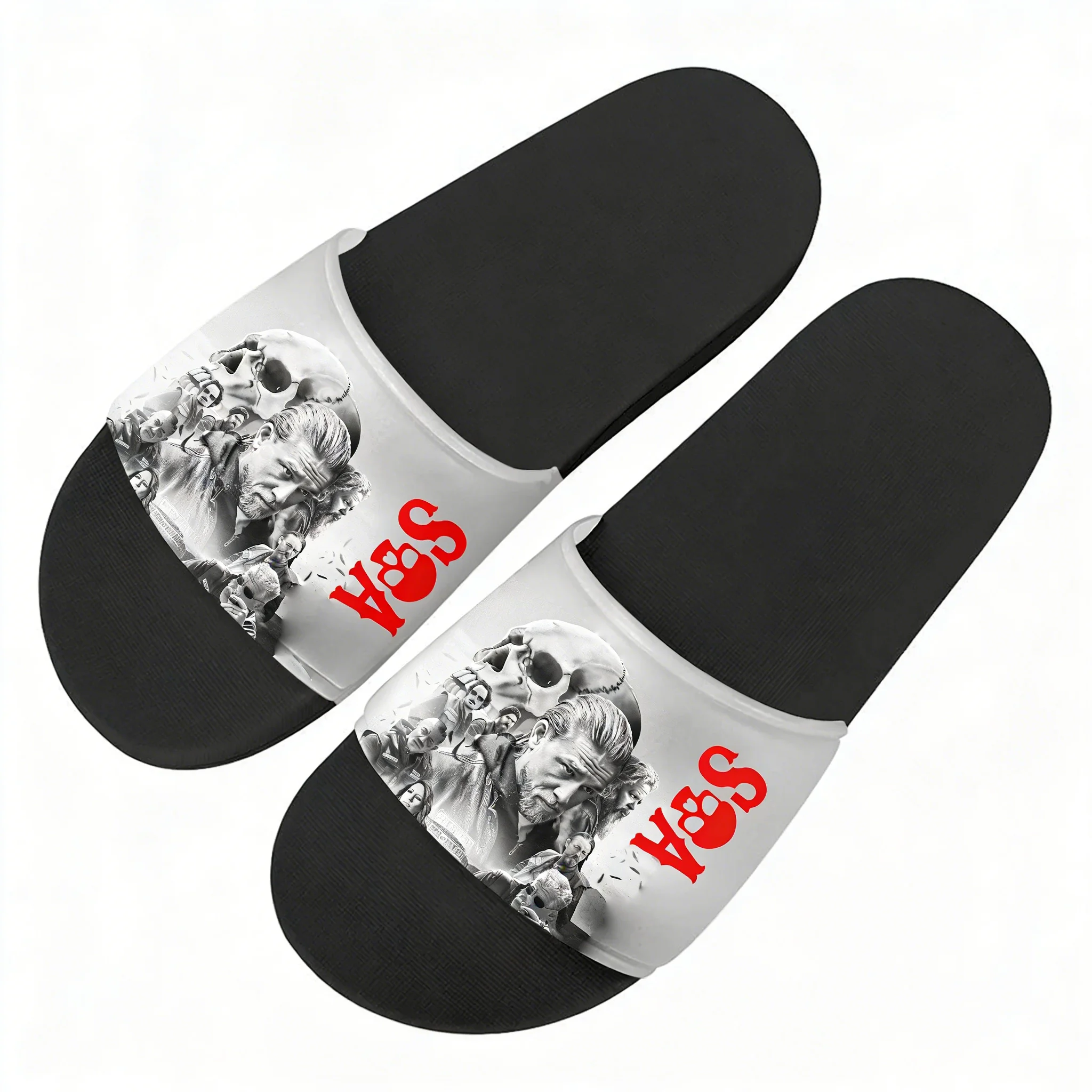 Sons Of Anarchy SOA Slippers H - Men'S Shoes Lightweight recension och pris