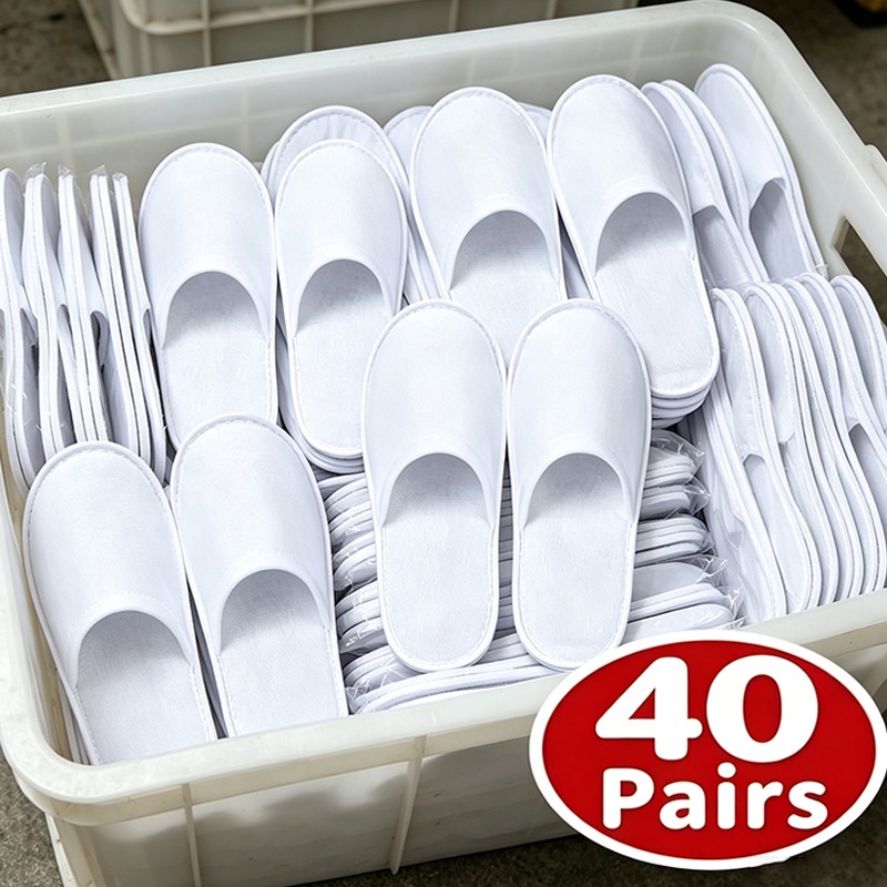 40pairs 2026 White Hotel Slipp - Men Shoes 2026 recension och pris