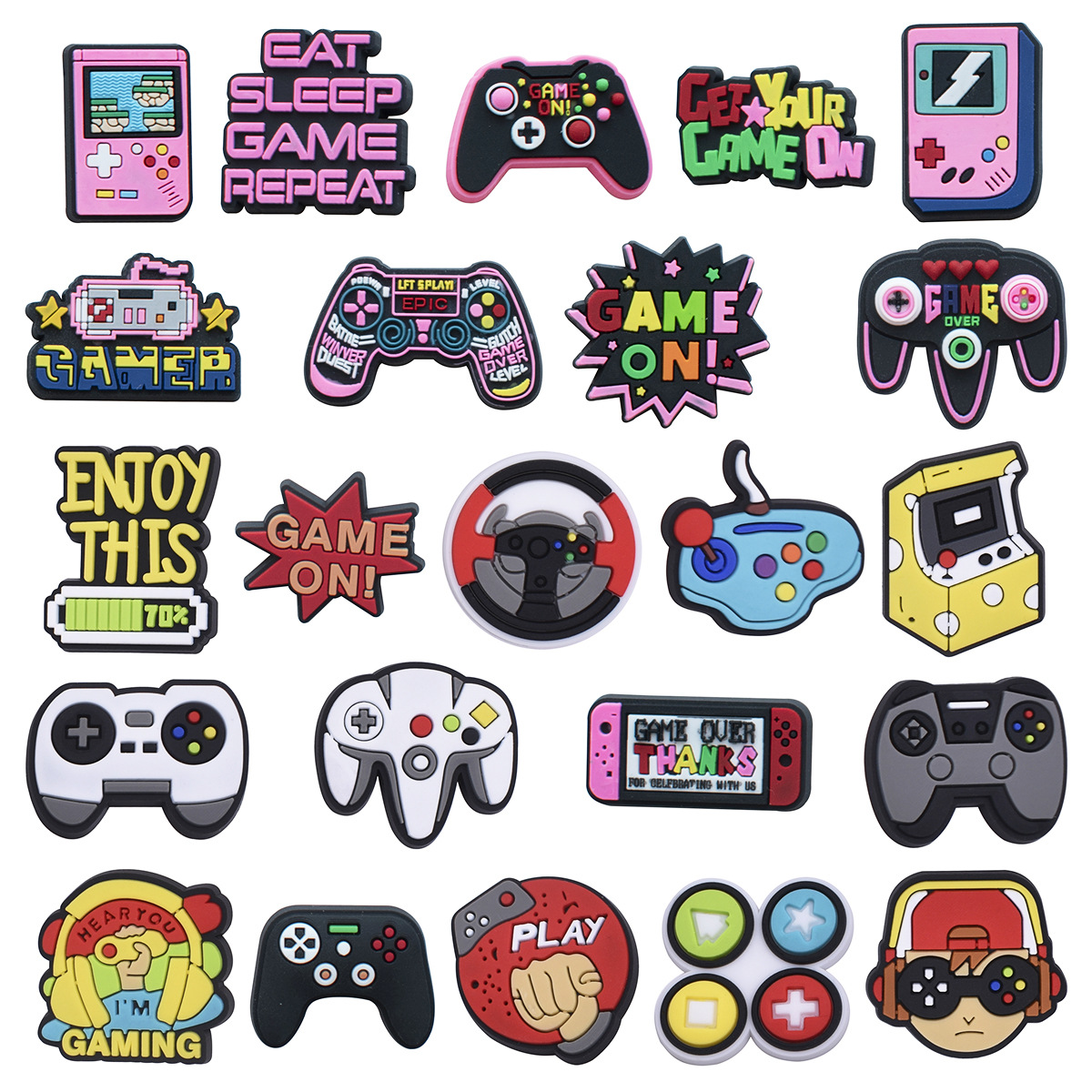 Game Shoe Charms for Crocs Acc - Men Shoes Jeans recension och pris