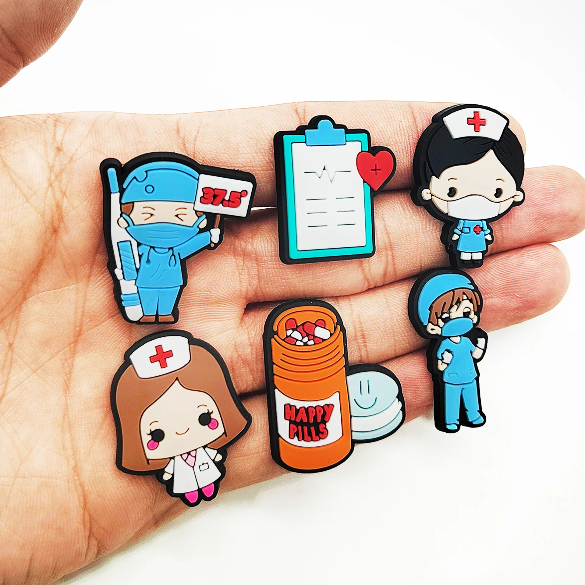 New 1pcs PVC Shoe Charms for C - Men Shoes Jeans recension och pris