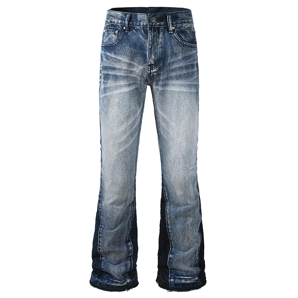 Men's Spliced Boot Cut Denim J - Men Shoes Jeans recension och pris