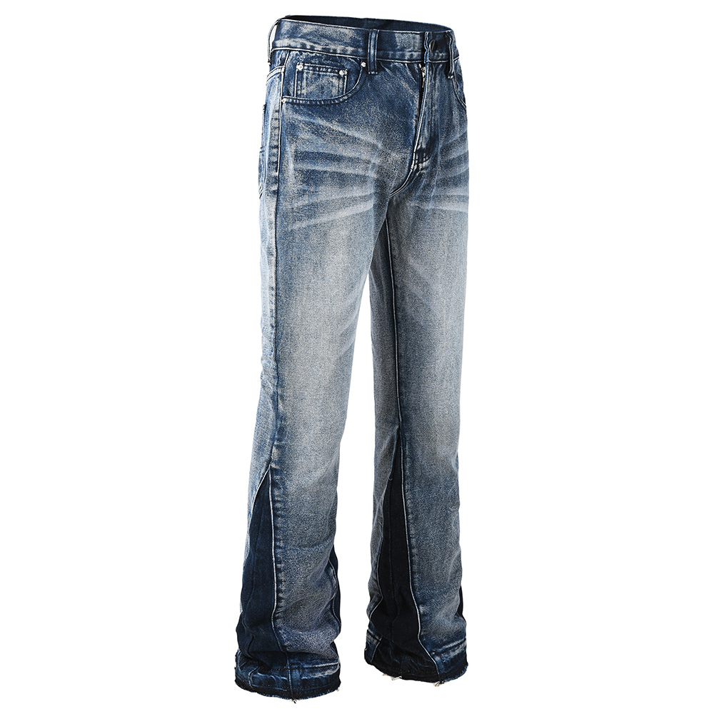 Men's Spliced Boot Cut Denim J - Men Shoes Jeans recension och pris