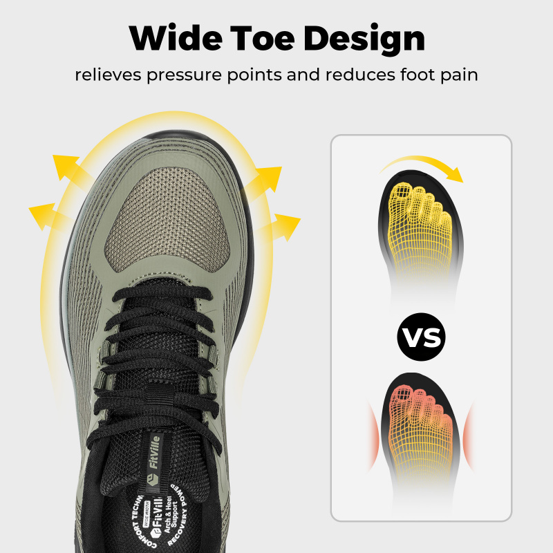 Fitville Men'S Walking Shoes T - Men Shoes On Cloud recension och pris