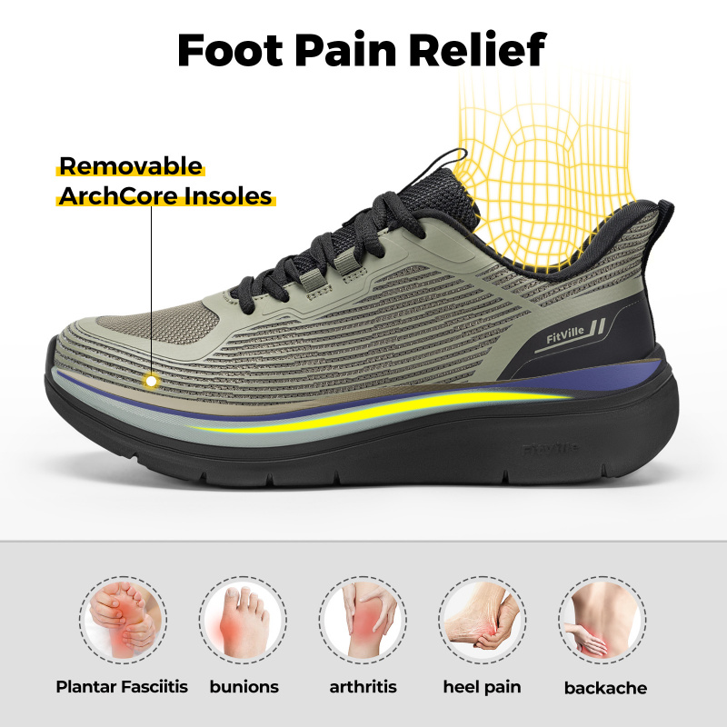 Fitville Men'S Walking Shoes T - Men Shoes On Cloud recension och pris