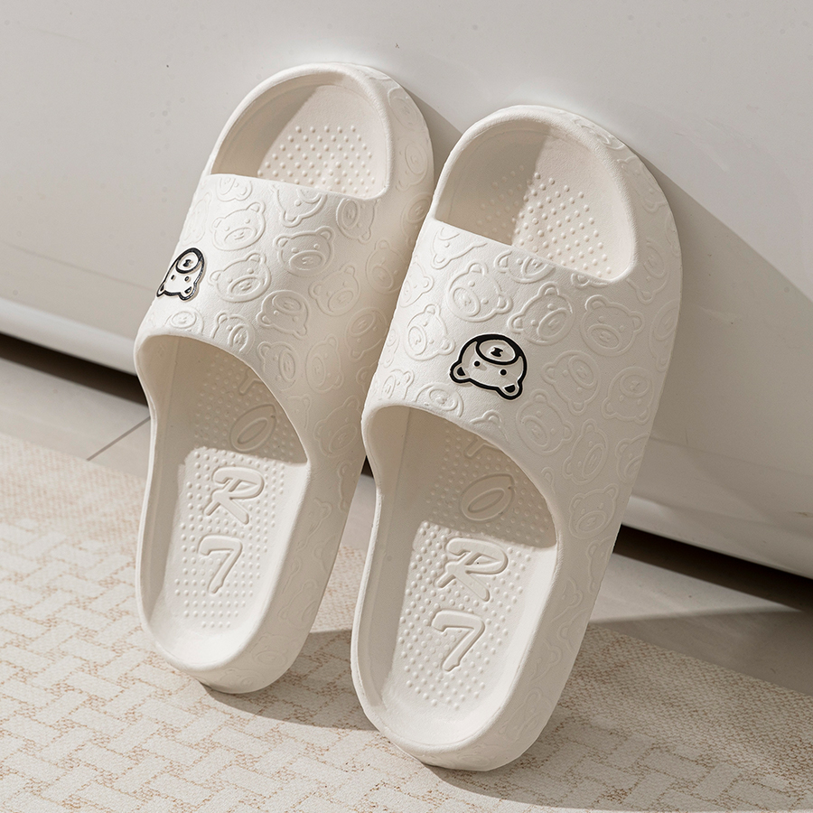 Printting Cute Bear Women Slip - Men'S Shoes With Platform recension och pris