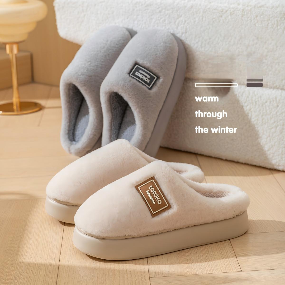 Men's High-End Plush Slippers  - Men Shoes On Cloud recension och pris