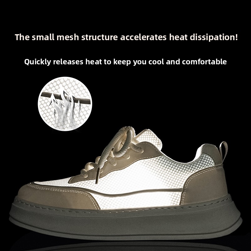 Men's Breathable Mesh Platform - Men Shoes Eu To Us Size recension och pris