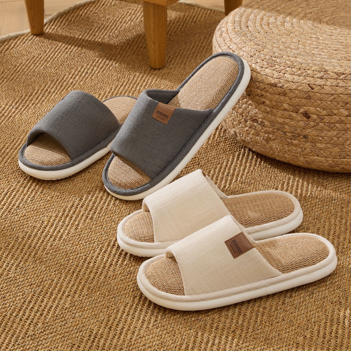 New Linen Women Slippers Comfo - Men'S Shoes With Platform recension och pris