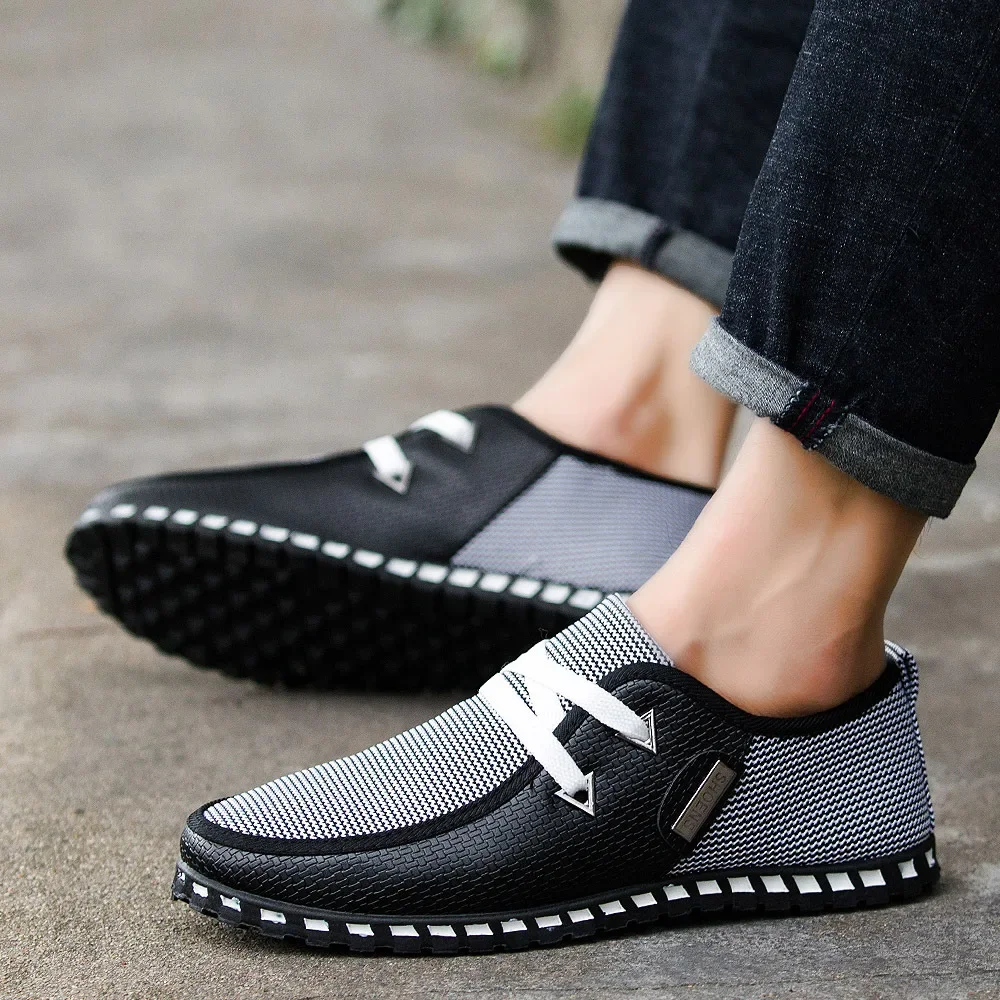 Splicing Men Casual Leather Sh - Men Shoes Type recension och pris