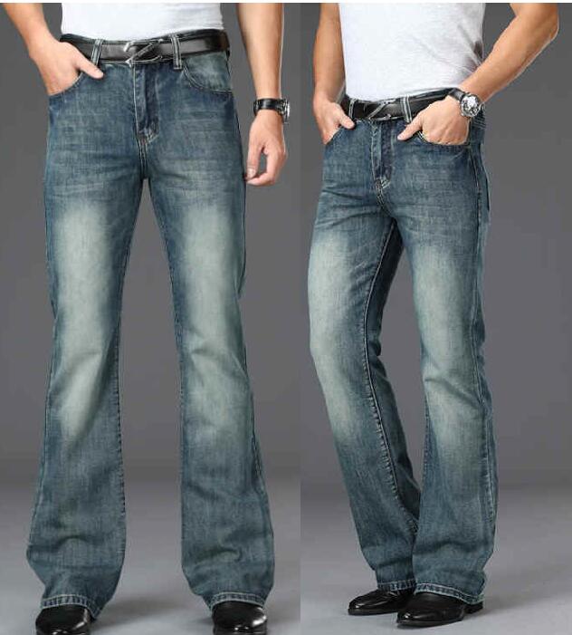 Men's Flared Jeans Loose Men B - Men Shoes Jeans recension och pris