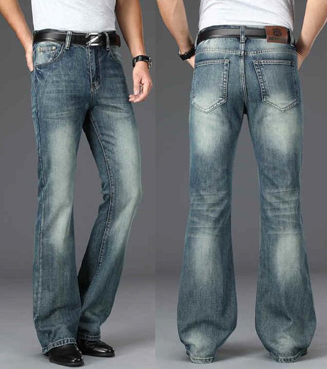 Men's Flared Jeans Loose Men B - Men Shoes Jeans recension och pris