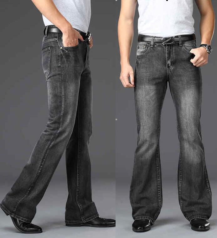 Men's Flared Jeans Loose Men B - Men Shoes Jeans recension och pris
