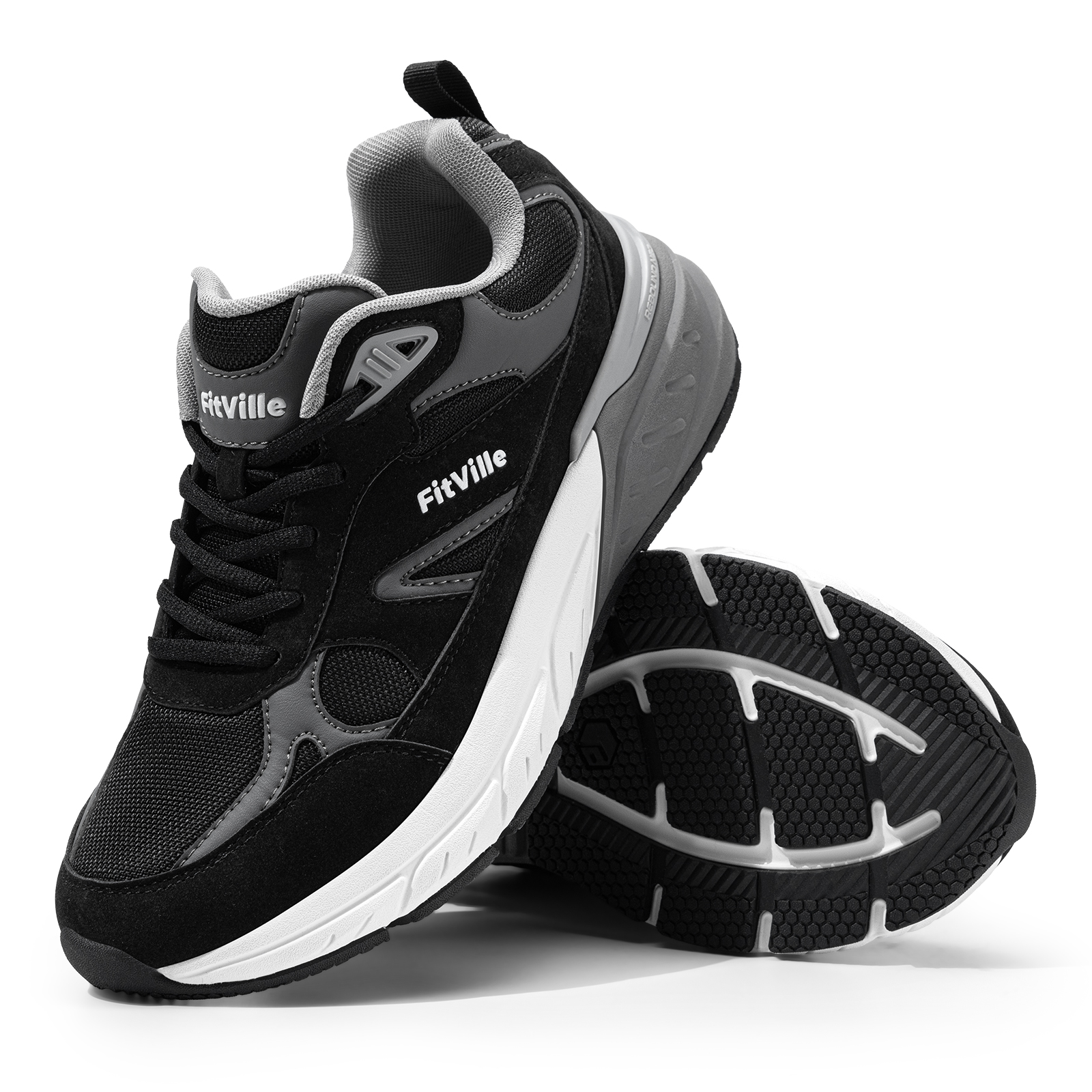 Fitville Walking Shoes Wide Me - Men'S Shoes For Plantar Fasciitis recension och pris