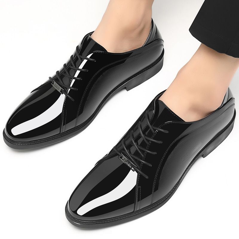Bright Upper Black Social Shoe - Men Shoes On Clearance recension och pris