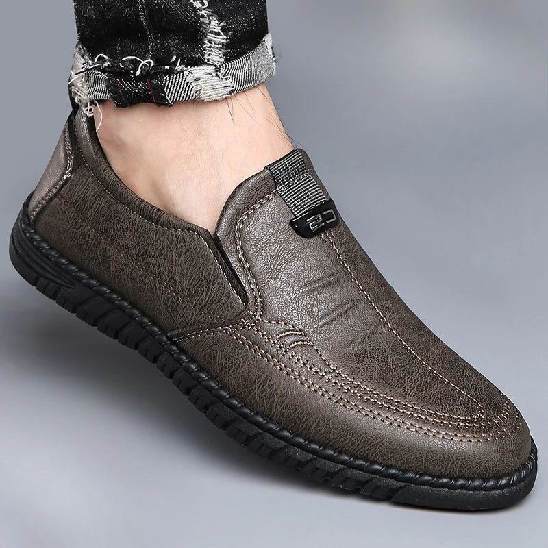 Slip-on Man Casual Shoe Round  - Men Shoes On Clearance recension och pris