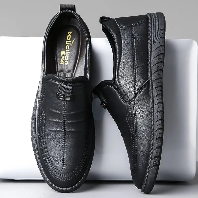 Slip-on Man Casual Shoe Round  - Men Shoes On Clearance recension och pris