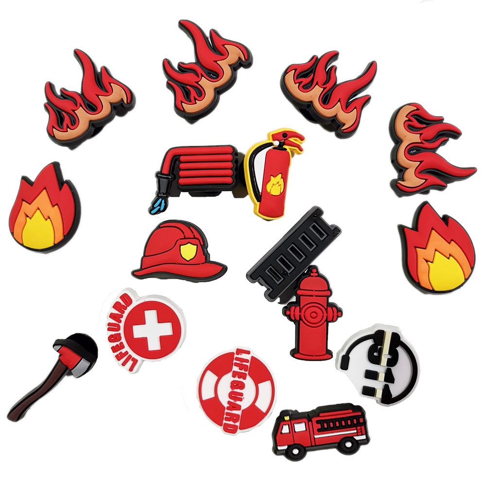 Fireman Shoe Charms for Crocs  - Men Shoes Jeans recension och pris