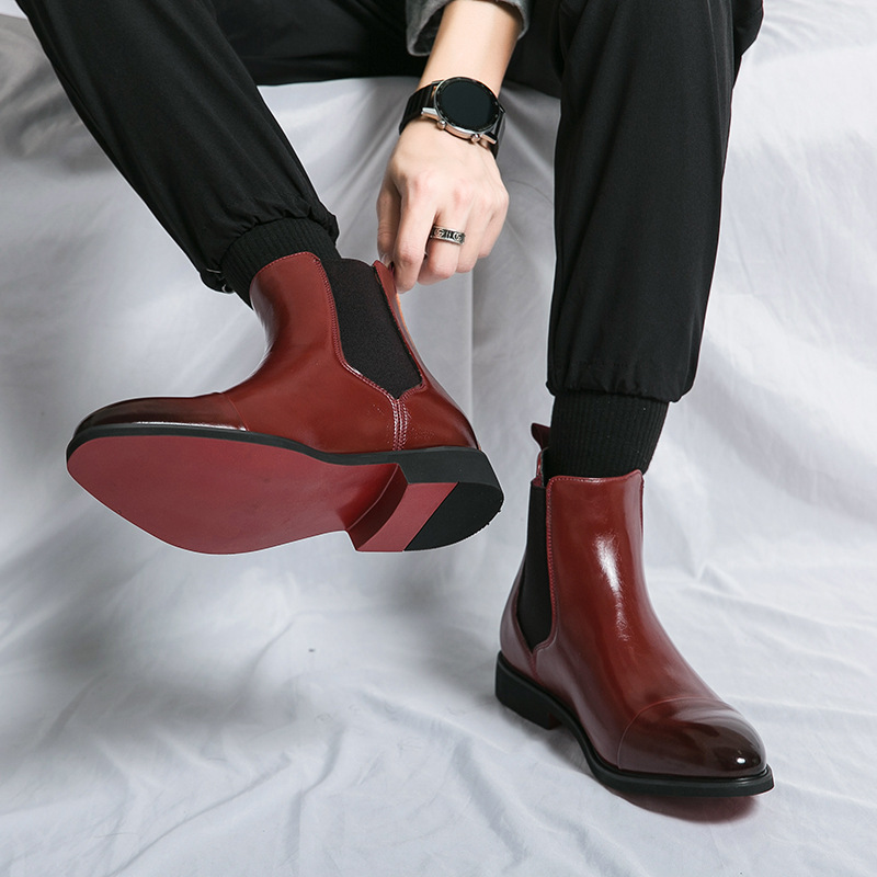 Autumn winter pointed toed mal - Men Shoes Red Bottom recension och pris