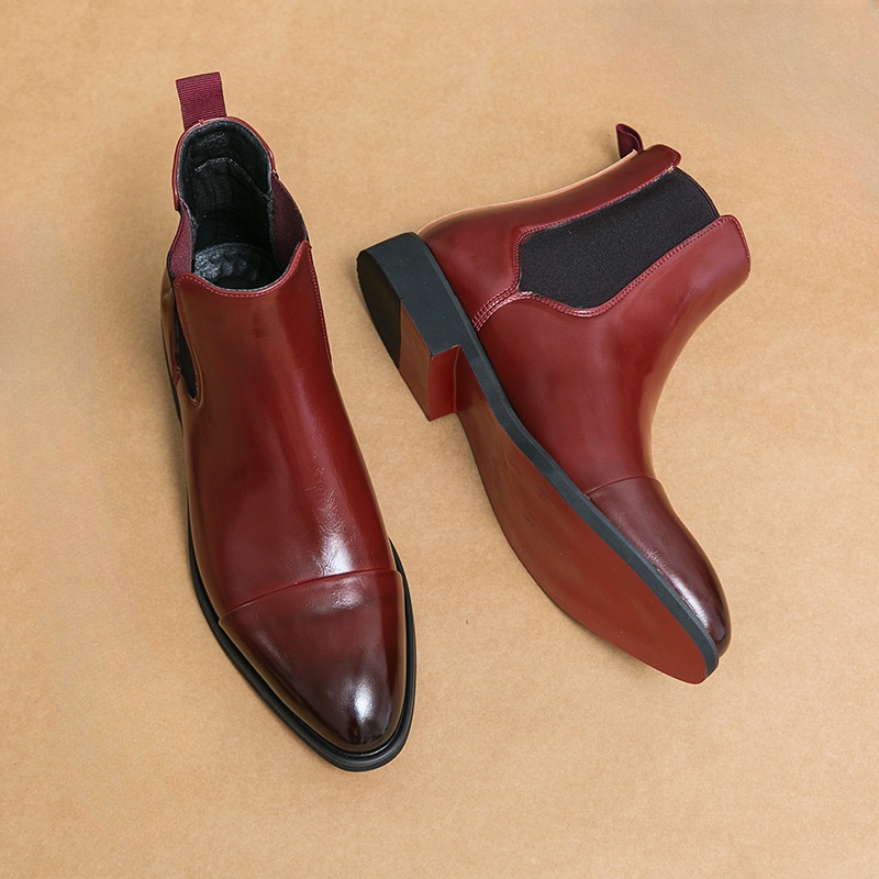 Autumn winter pointed toed mal - Men Shoes Red Bottom recension och pris