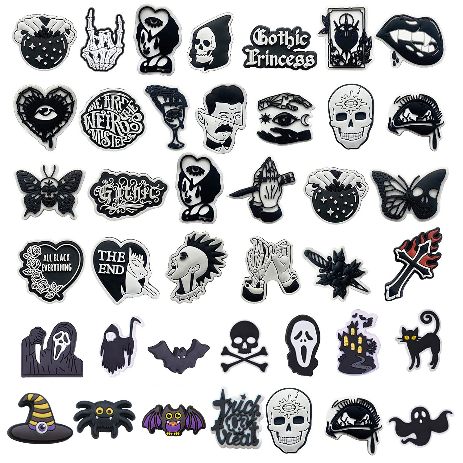 Horror Halloween Shoe Charms f - Men Shoes Jeans recension och pris