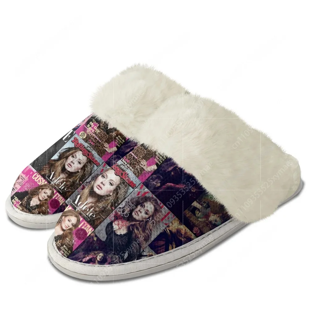 Adele Singer Poster Plush Slip - Men'S Shoes Lightweight recension och pris