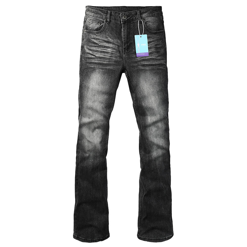 Men's Boot Cut Denim Jeans Gra - Men Shoes Jeans recension och pris