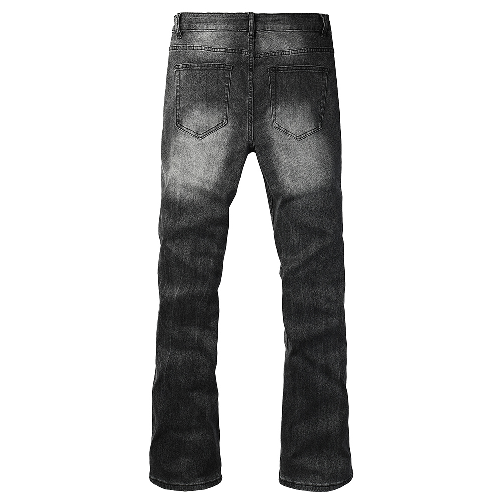 Men's Boot Cut Denim Jeans Gra - Men Shoes Jeans recension och pris