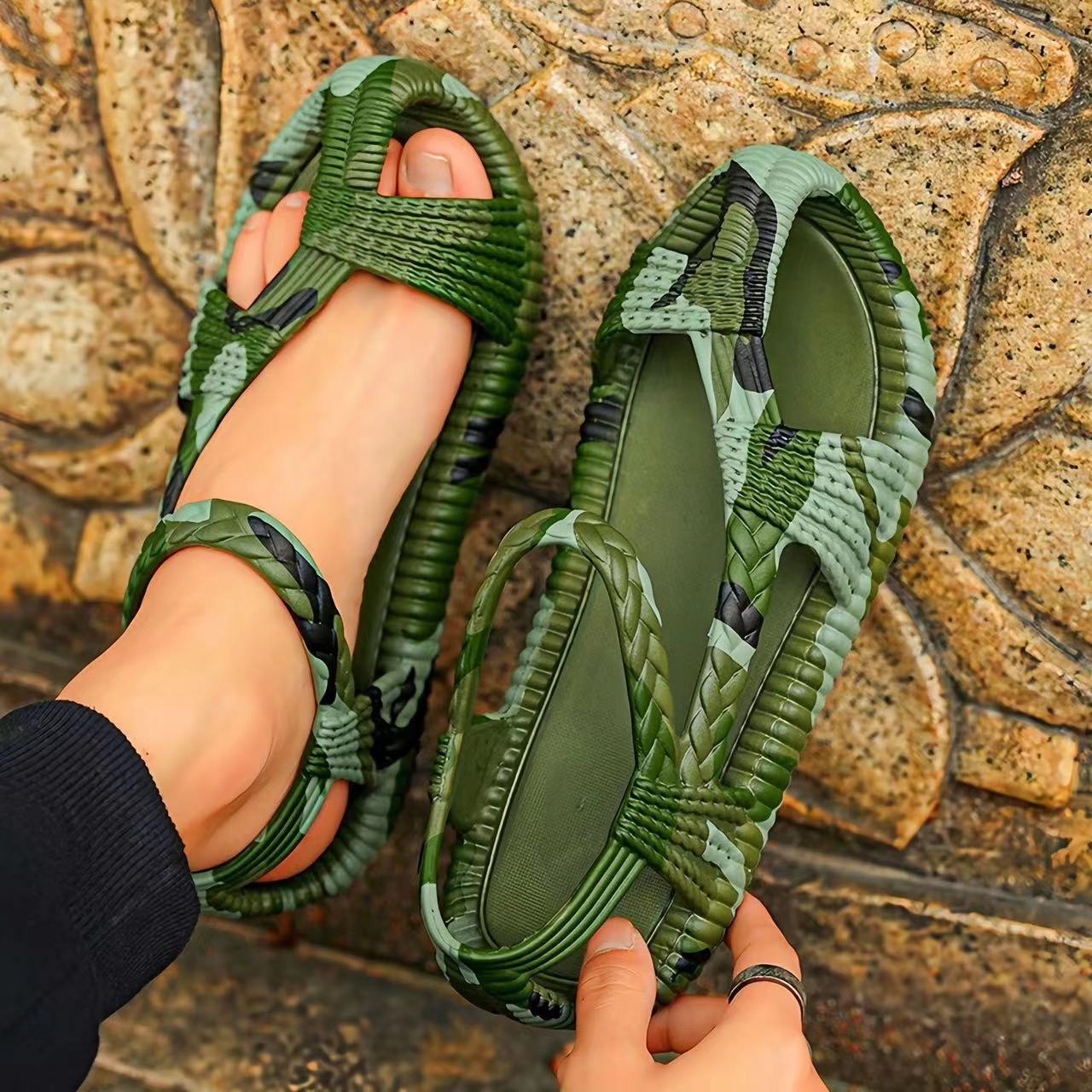 2025 Retro Men Sports Sandals  - Men Shoes On Cloud recension och pris