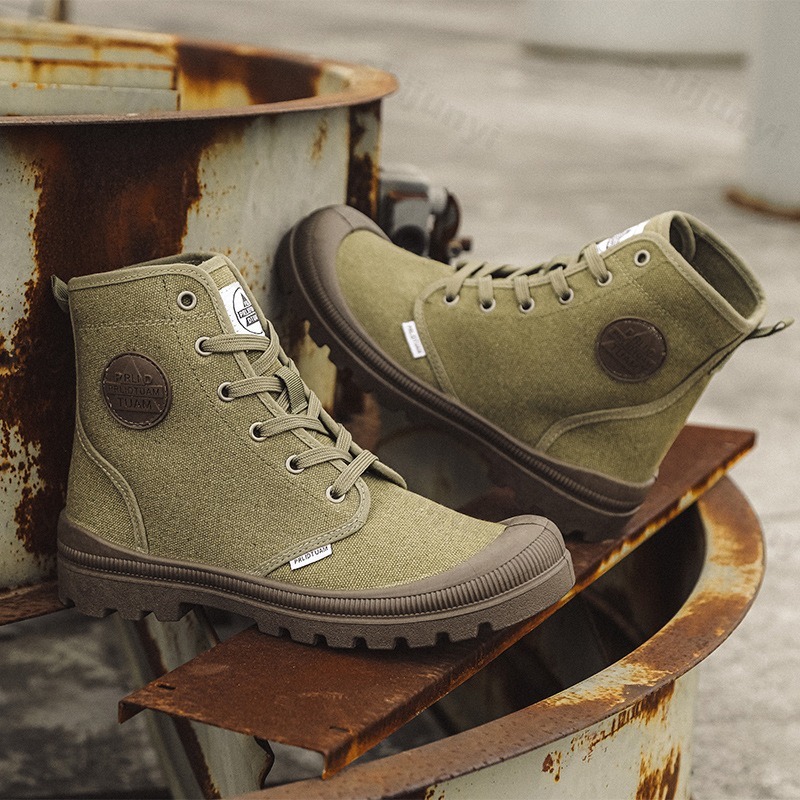 Men Canvas Shoes Fashion High  - Men'S Shoes Hiking recension och pris