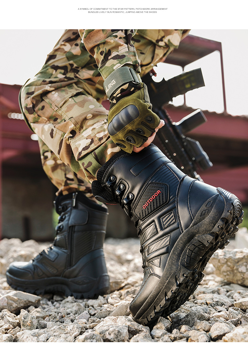 Botas Outdoor Men Boots High T - Men'S Training Shoes recension och pris