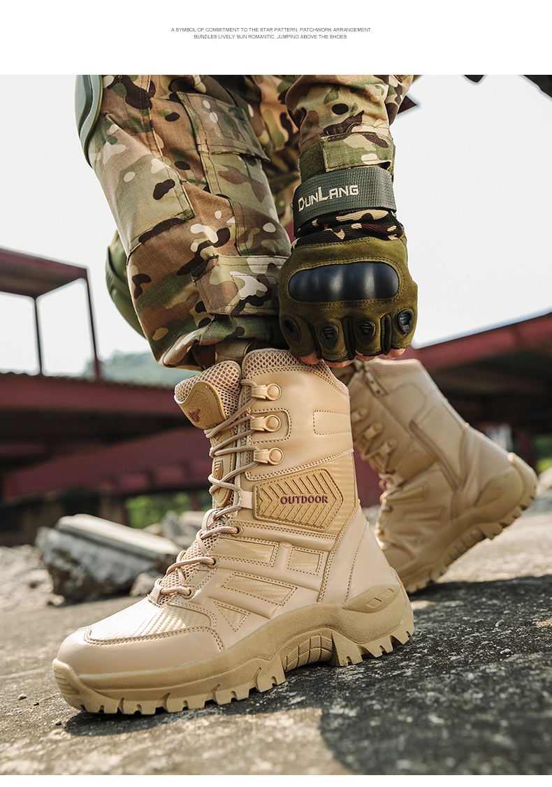 Botas Outdoor Men Boots High T - Men'S Training Shoes recension och pris