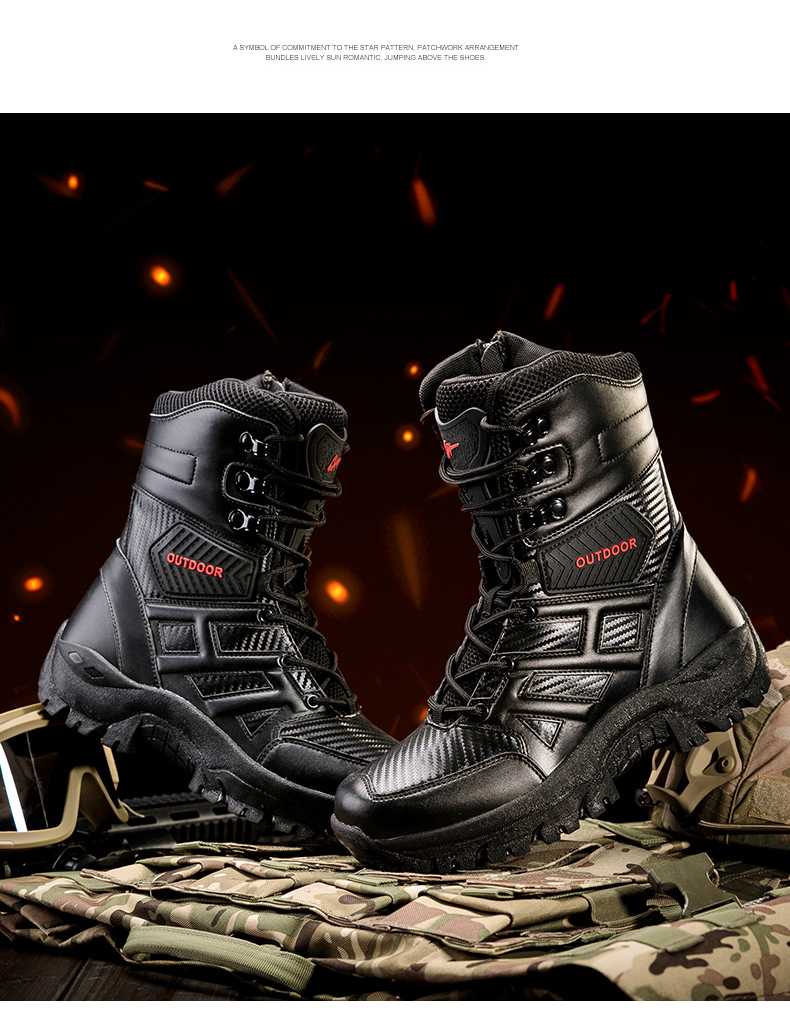Botas Outdoor Men Boots High T - Men'S Training Shoes recension och pris