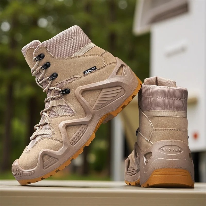 Men Tactical Boots Lace Up Bra - Men'S Shoes Hiking recension och pris