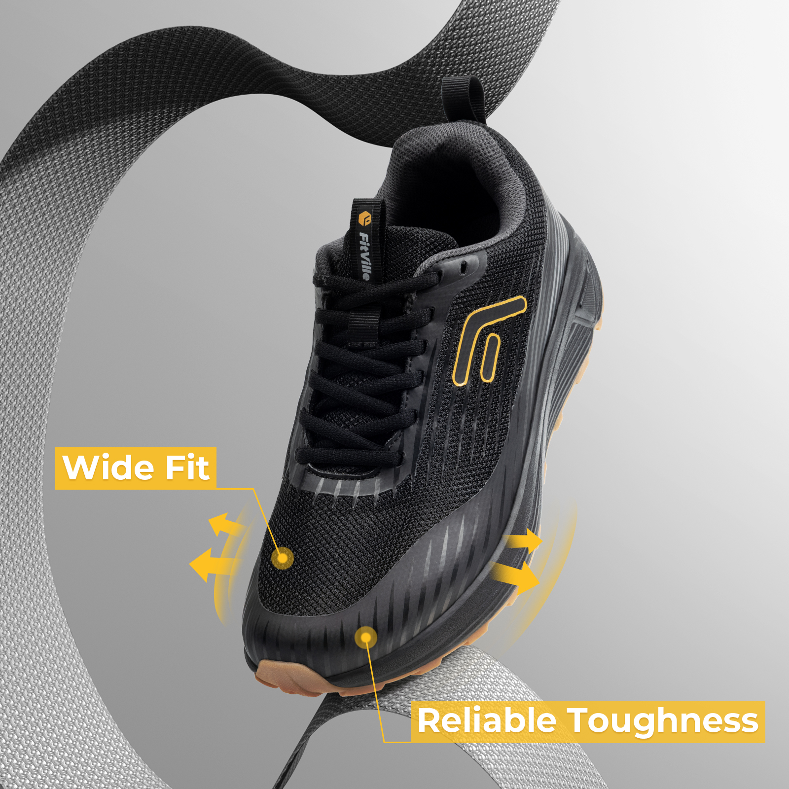 Fittington Men’s Sports Shoes  - Men'S Shoes For Plantar Fasciitis recension och pris