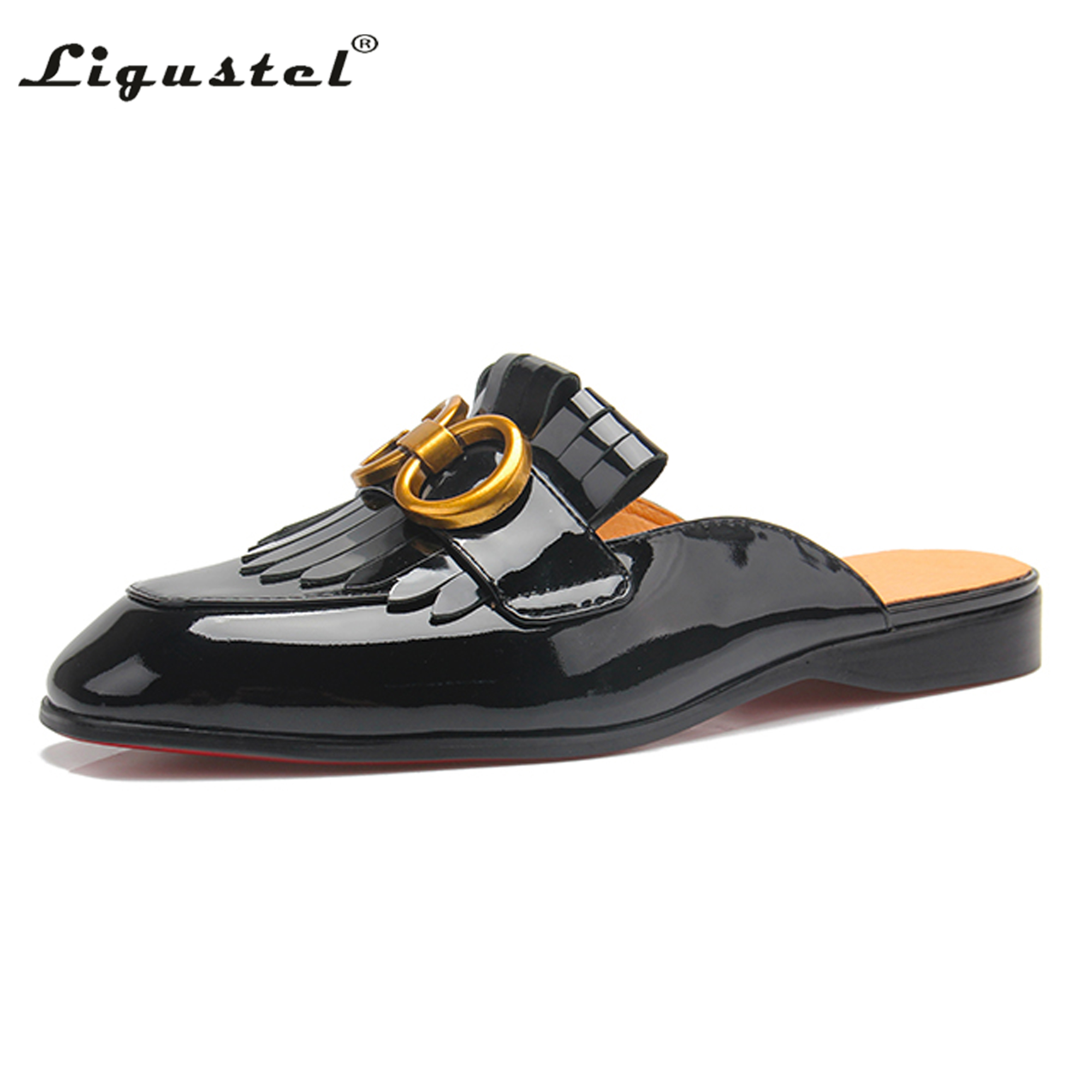 Men Metallic Textured Loafers  - Men Shoes Red Bottom recension och pris