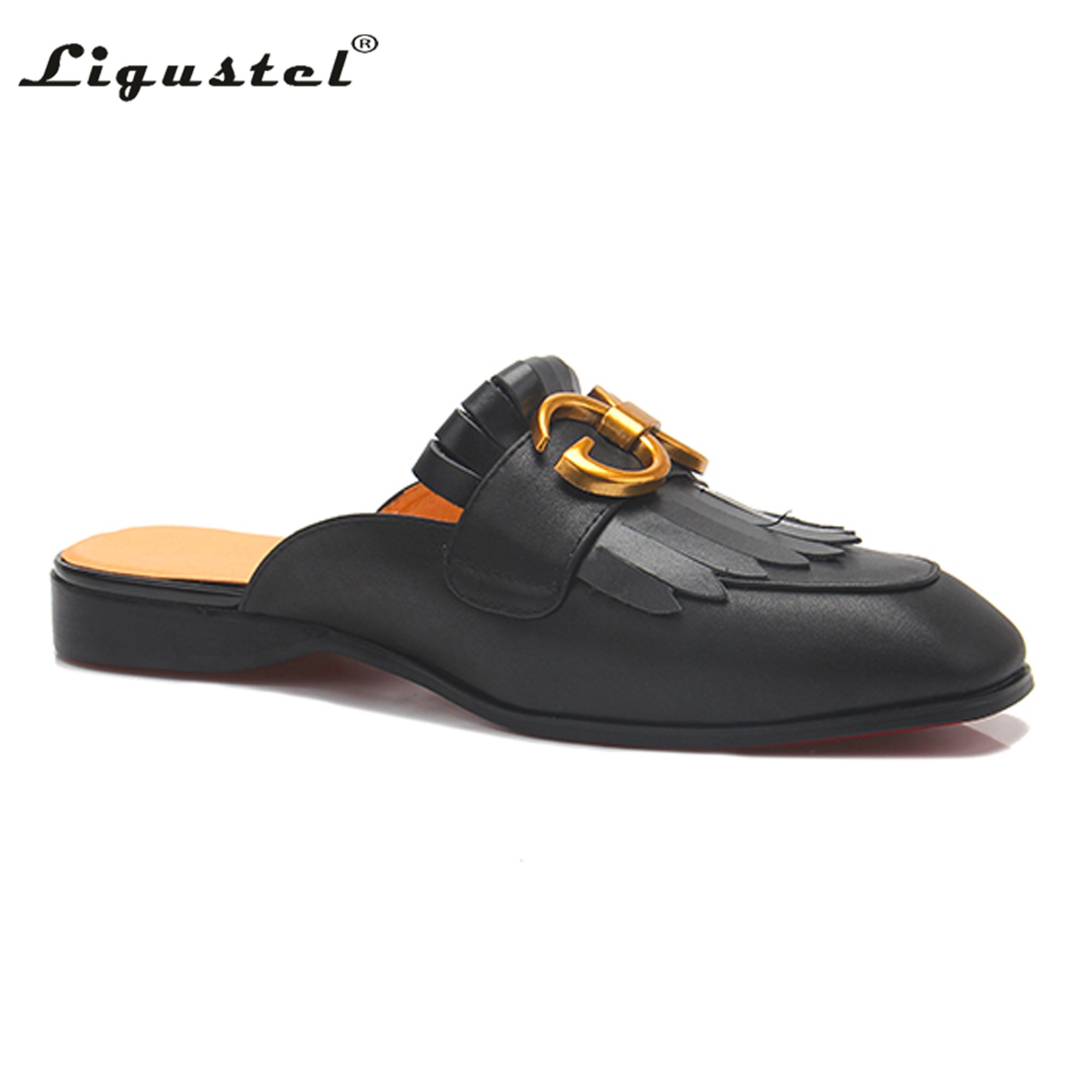 Men Metallic Textured Loafers  - Men Shoes Red Bottom recension och pris