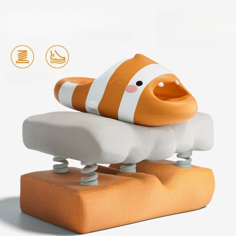 Cute Fish Cartoon Slides Women - Men'S Shoes With Platform recension och pris