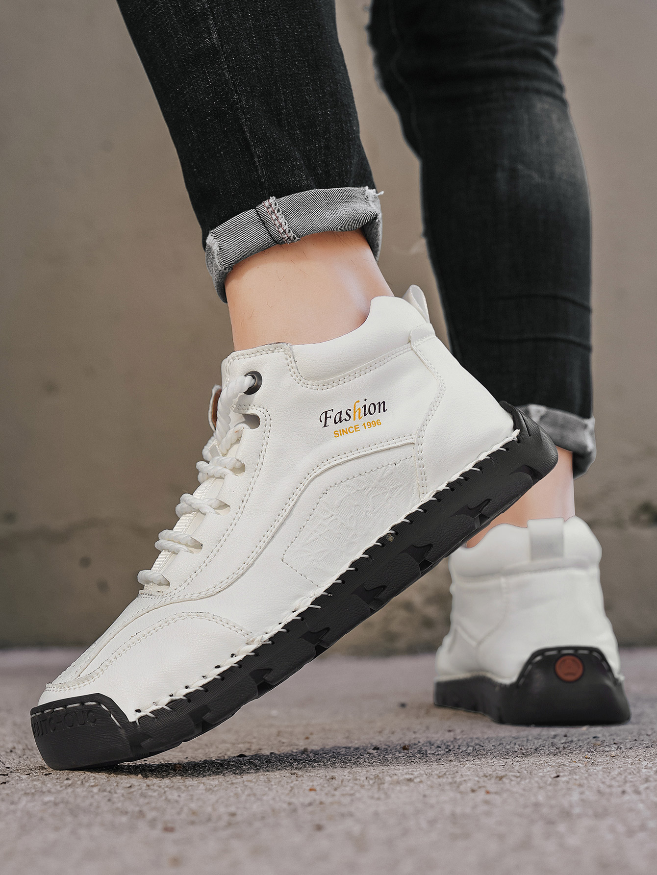 Men's Handmade Mid-Top Casual  - Men'S Shoes Hiking recension och pris