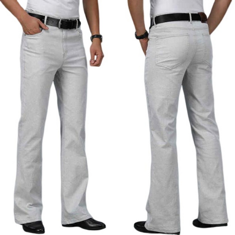 Men's Beige Loose Jeans Fashio - Men Shoes Jeans recension och pris