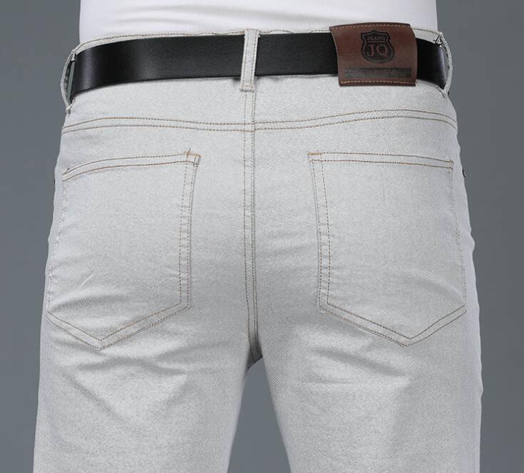Men's Beige Loose Jeans Fashio - Men Shoes Jeans recension och pris