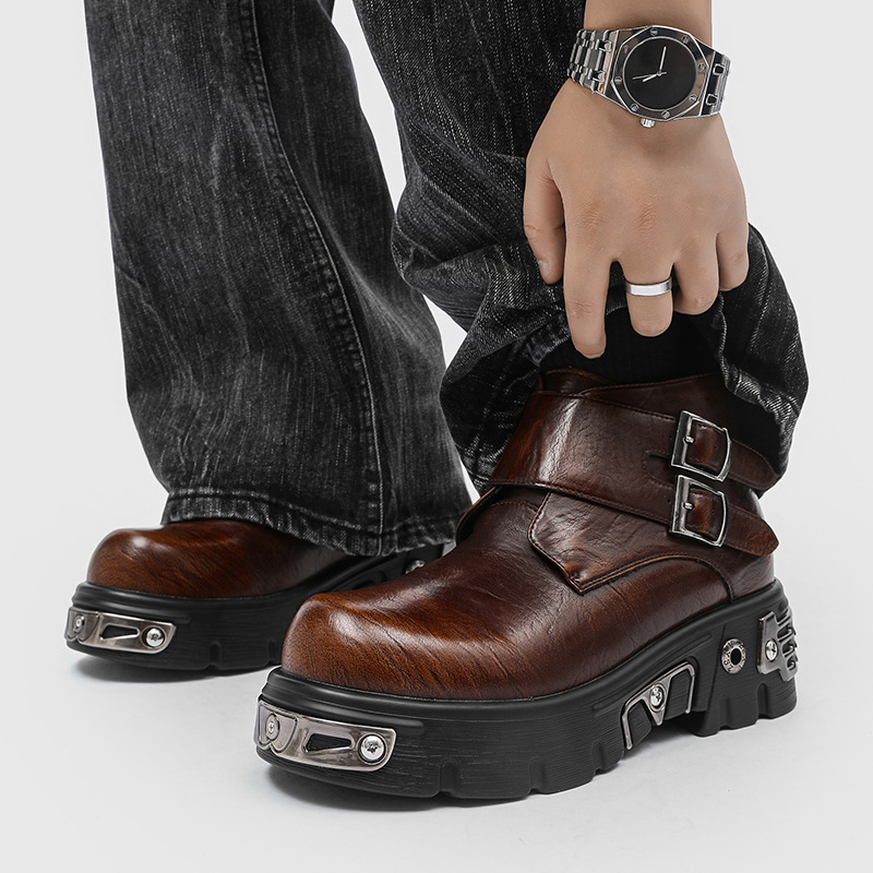 large size men fashion punk go - Men Shoes Type recension och pris