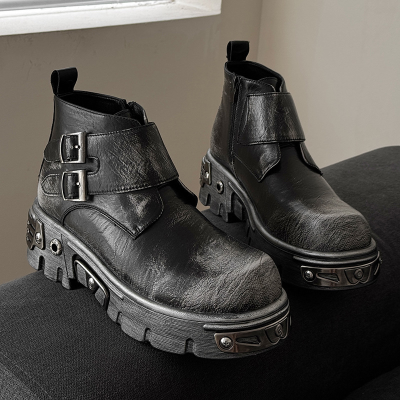 large size men fashion punk go - Men Shoes Type recension och pris